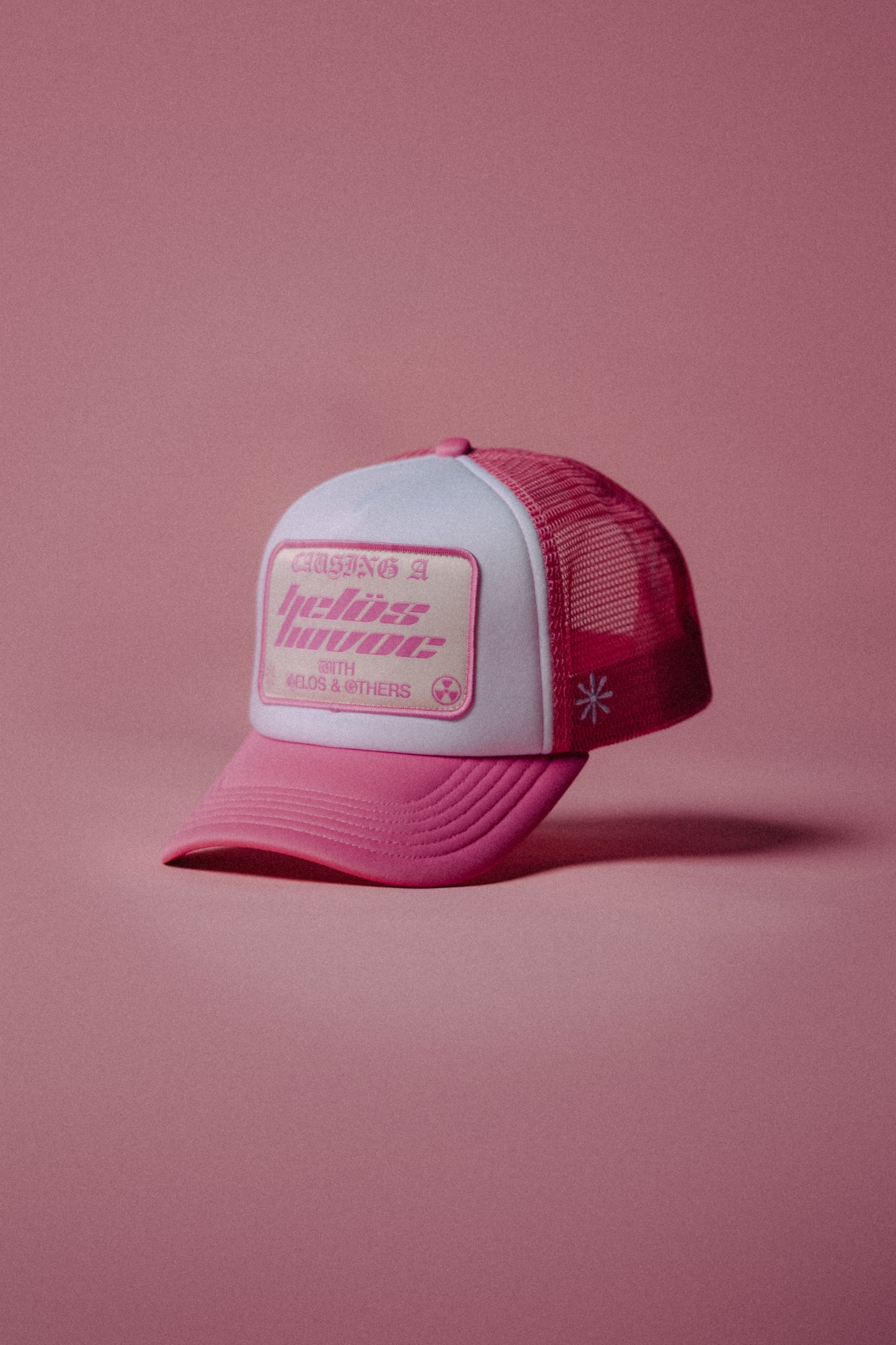 HELOS HAVOC TRUCKER HAT (PINK).